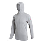 Florence Marine X Airtex L/S Hooded Sun Shirt-Light Heather Grey