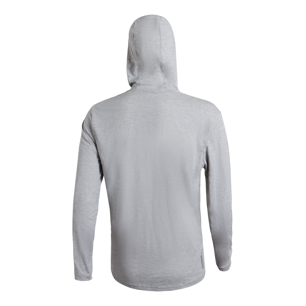 Florence Marine X Airtex L/S Hooded Sun Shirt-Light Heather Grey