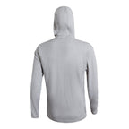 Florence Marine X Airtex L/S Hooded Sun Shirt-Light Heather Grey