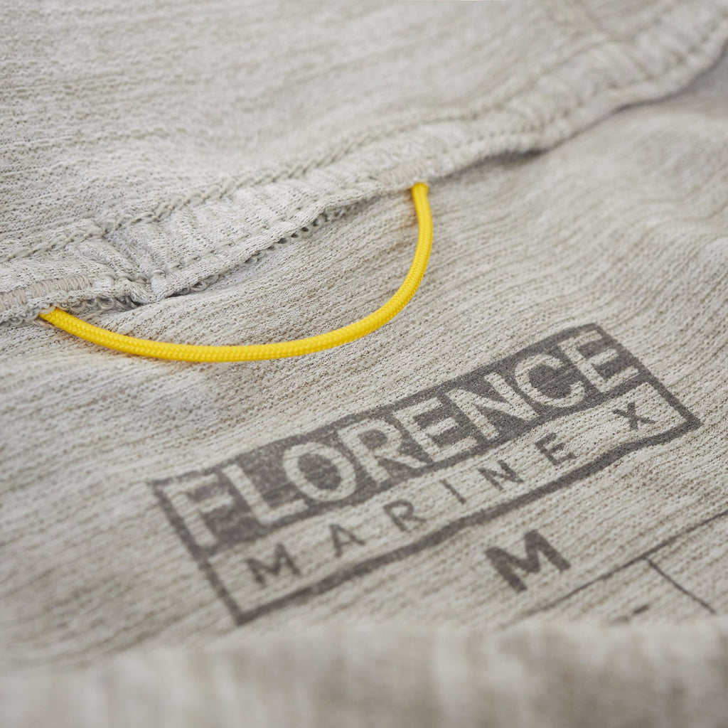 Florence Marine X Airtex L/S Hooded Sun Shirt-Light Heather Grey
