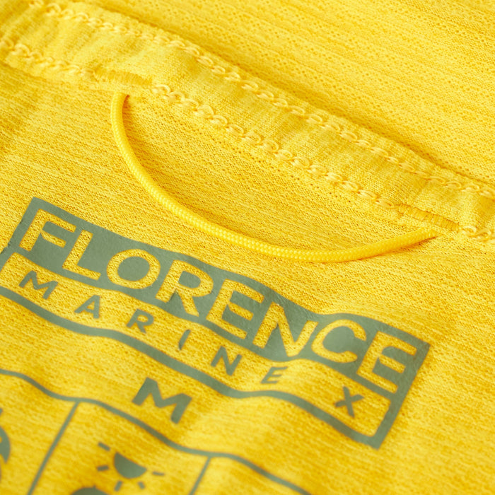 Florence Marine X Airtex Hooded L/S Shirt-Yellow