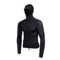 Florence Marine X L/S Hooded Rashguard-Black