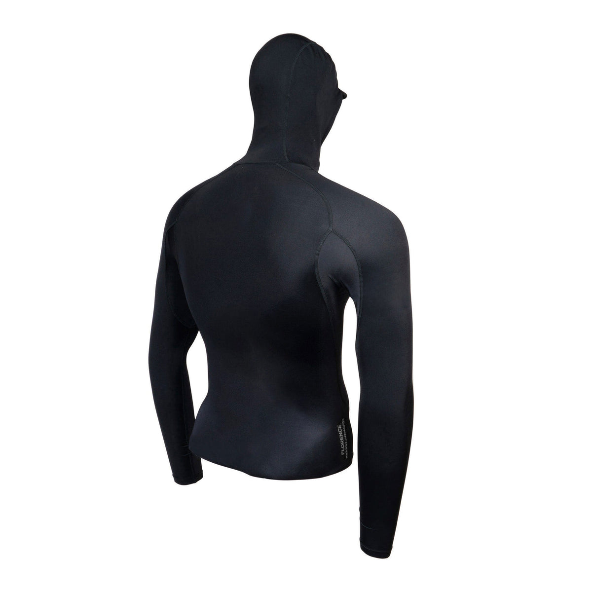 Florence Marine X L/S Hooded Rashguard-Black