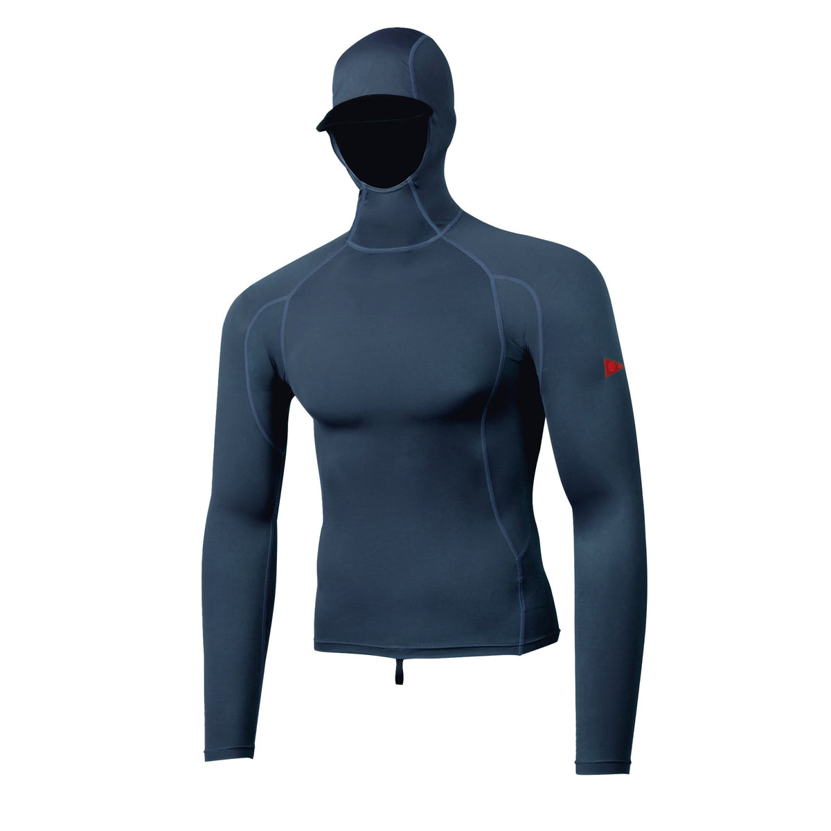 Florence Marine X L/S Hooded Rashguard-Dark Navy