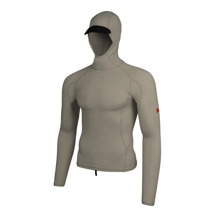 Florence Marine X L/S Hooded Rashguard-Moss Grey
