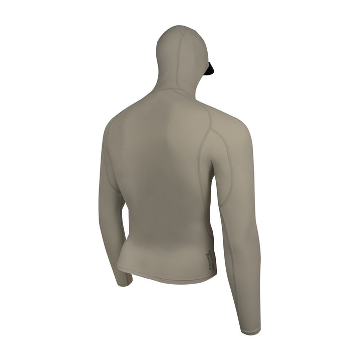 Florence Marine X L/S Hooded Rashguard-Moss Grey