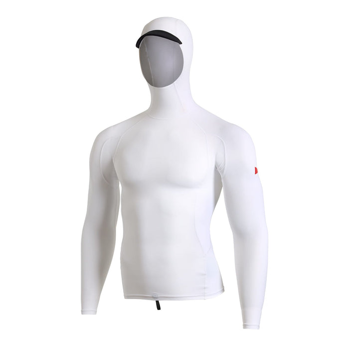 Florence Marine X L/S Hooded Rashguard-White