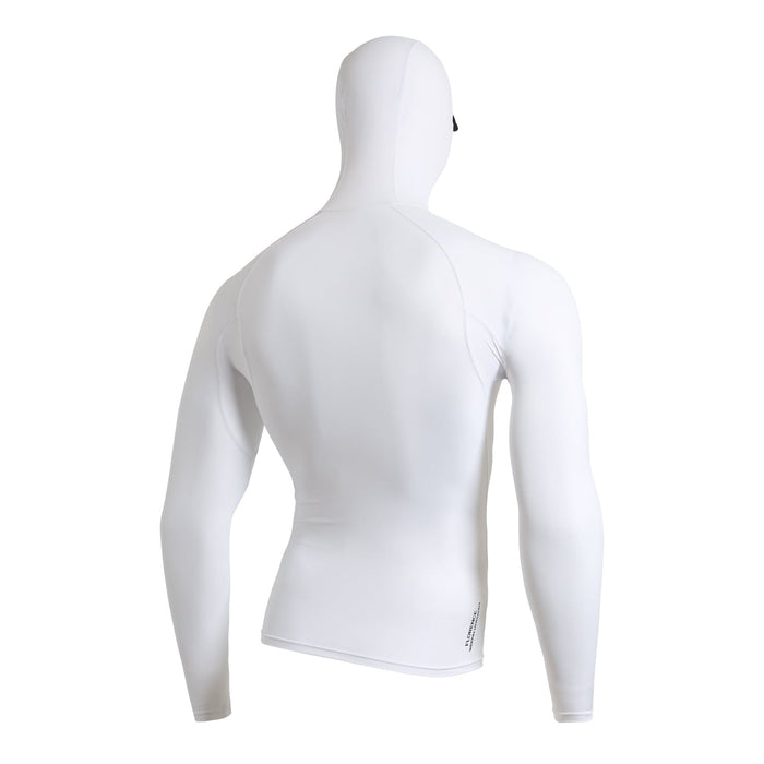 Florence Marine X L/S Hooded Rashguard-White