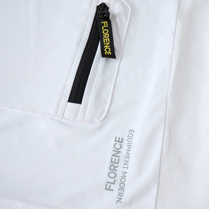 Florence Marine X Sun Pro L/S Hooded Max UPF Sun Shirt-White