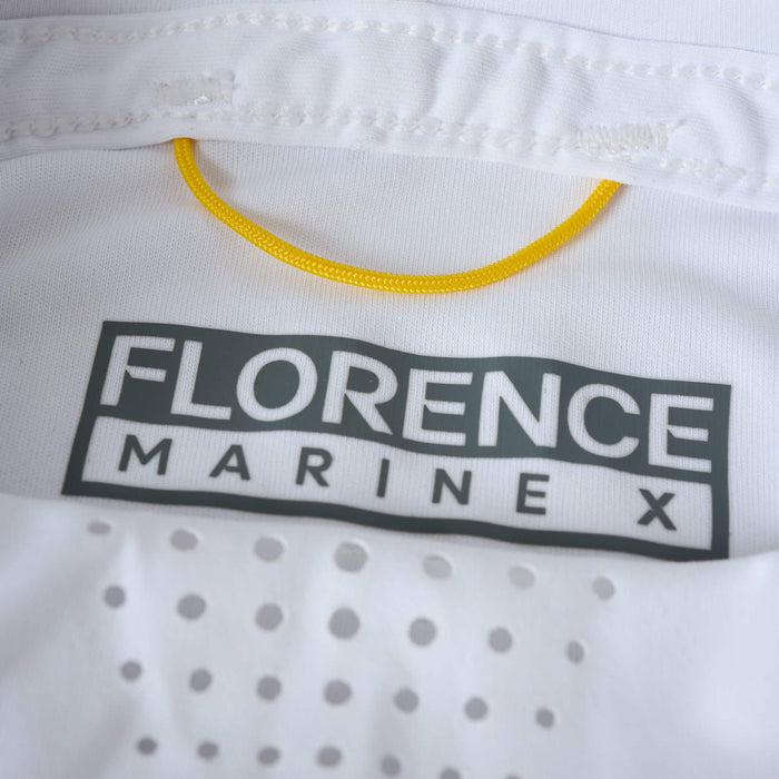 Florence Marine X Sun Pro L/S Hooded Max UPF Sun Shirt-White