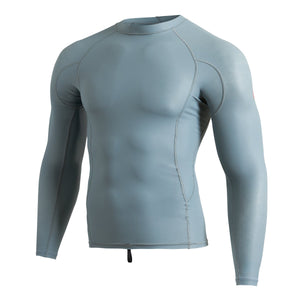 Florence Marine X Windshield L/S 2.0 Rashguard-Light Sea Blue