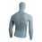 Florence Marine X Windshield L/S Hooded 2.0 Rashguard-Light Sea Blue