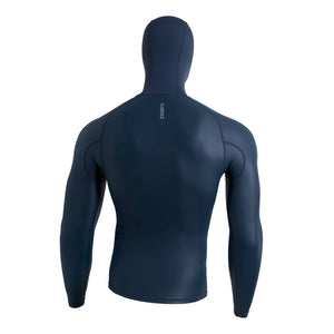 Florence Marine X Windshield L/S Hooded 2.0 Rashguard-Navy