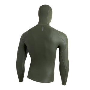 Florence Marine X Windshield L/S Hooded 2.0 Rashguard-Thyme