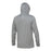 Florence Marine X Sun Pro Adapt Long Sleeve Hooded  Rashguard-Light Heather Grey