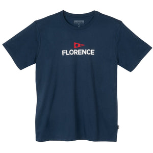 Florence Marine X Logo Tee-Navy