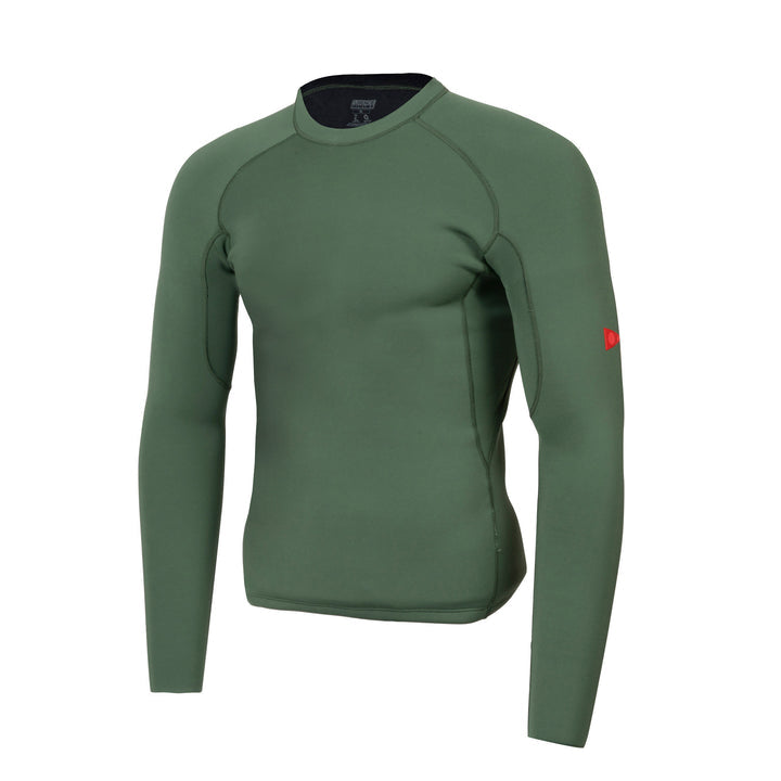 Florence Marine X 1.5mm Flatlock Wetsuit Top-Burnt Olive