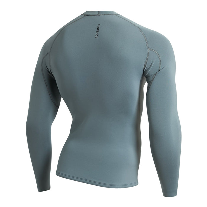Florence Marine X 1.5mm Flatlock Wetsuit Top-Light Sea Blue