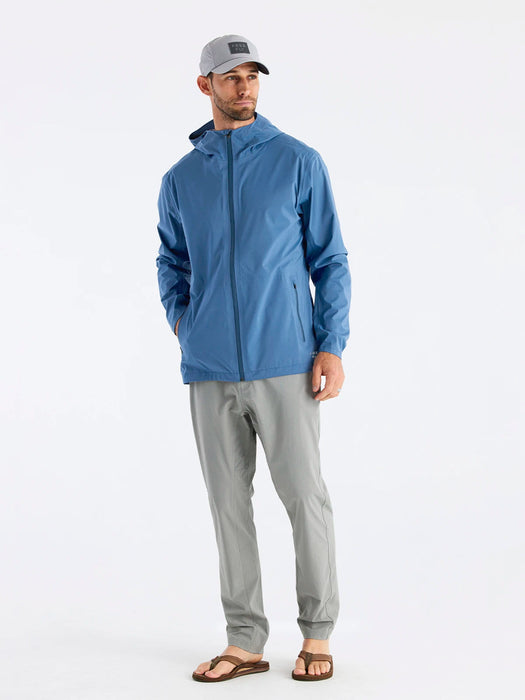 Free Fly Cloudshield Rain Jacket-Heron Blue