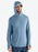 Free Fly Bamboo Shade Hooded L/S Shirt-Heather Slate Blue