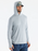 Free Fly Bamboo Shade Hooded L/S Shirt-Heather Aspen Grey