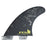 FCS Filipe Toledo PG Tri Fin Set-Black-Medium