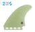 True Ames Alex Lopez Diamond Fiberglass Twin Fin Set-White