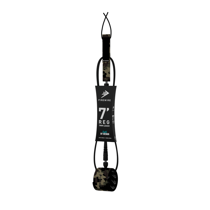Firewire All Day Leash-Camo-7' x 7mm