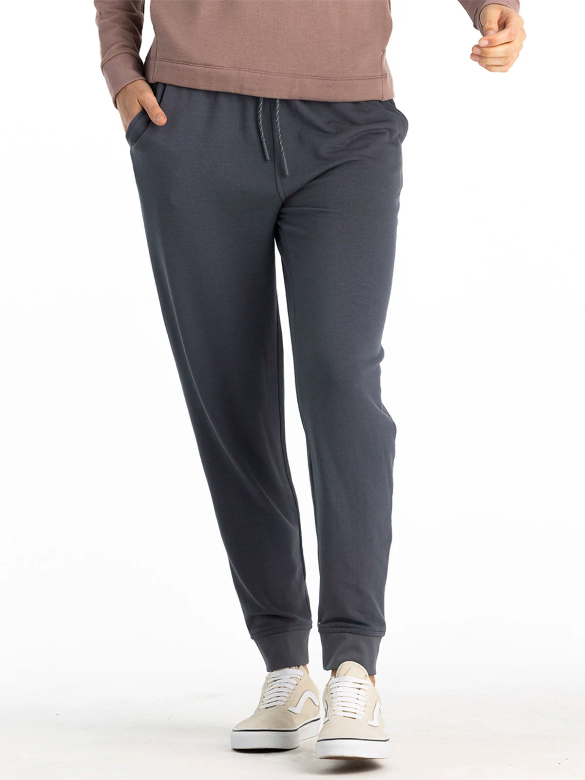 Free Fly Bamboo Lightweight Fleece Jogger Pants-Storm Cloud