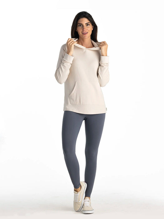 Free Fly Bamboo Lightweight Fleece Hooded Sweatshirt-Stone