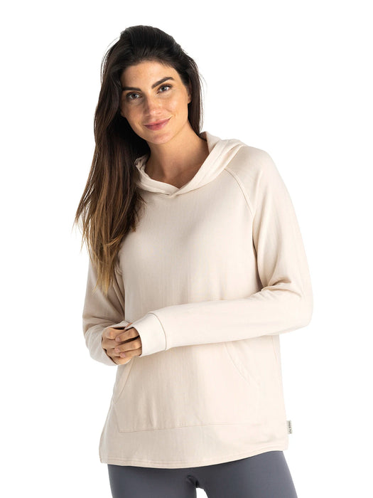 Free Fly Bamboo Lightweight Fleece Hooded Sweatshirt-Stone