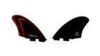 Firewire Machado Twin Keel Fin Set-Red/Blk