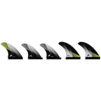 Firewire Velox Single Tab Tri/Quad Fin Set-Green-Medium