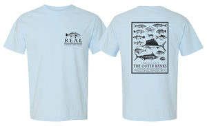 REAL Fisherman's Field Guide Tee-Chambray