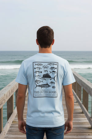 REAL Fisherman's Field Guide Tee-Chambray