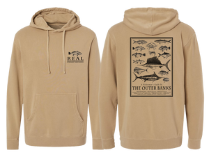 REAL Fisherman's Field Guide Sweatshirt-Sandstone