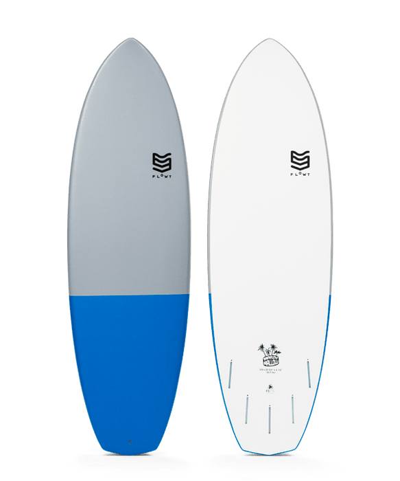Actual Board: Flowt Marshmallow Soft Top 5'9"-Blue — 35.7L
