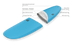 Flowt Premium Performance Soft Top 6'6"-Blue