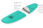 Flowt Premium Soft Top 8'0"-Turquoise