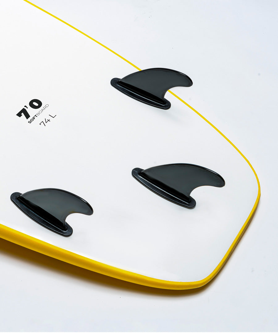 Flowt Standard Wide Soft Top 7'0"-Yellow