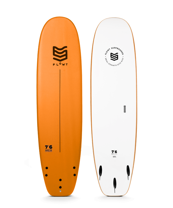 Flowt Standard Wide Soft Top 7'6"-Orange