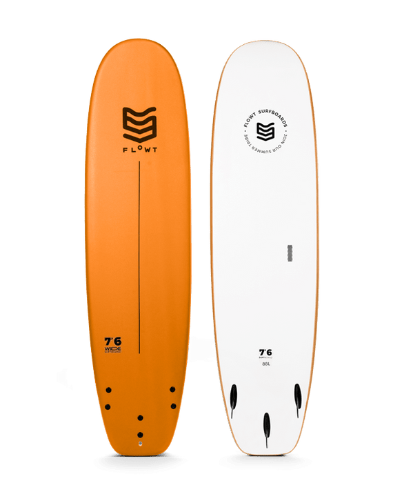 Flowt Standard Wide Soft Top 7'6"-Orange