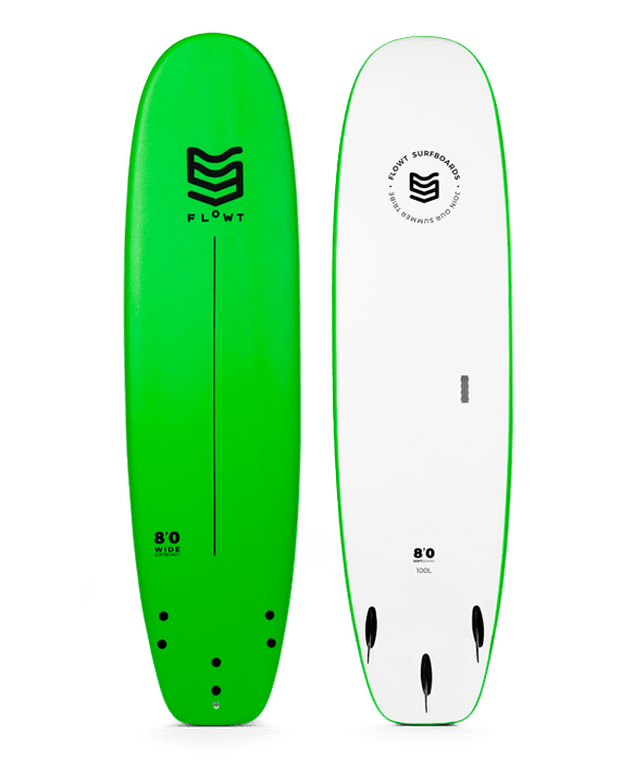 Flowt Standard Wide Soft Top 8'0"-Green