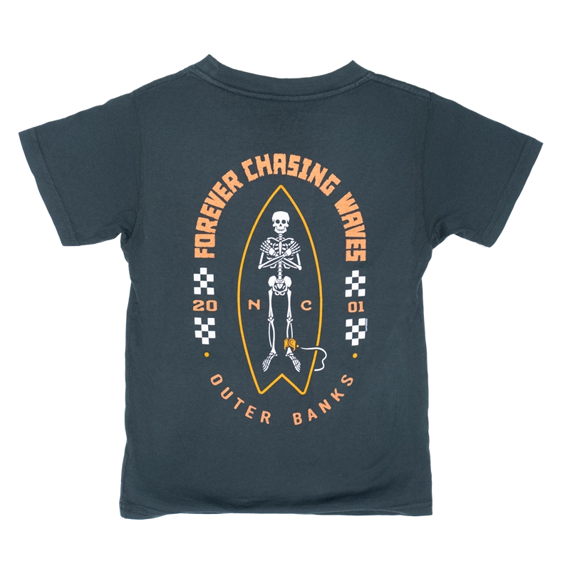 REAL Youth Forever Shredder Tee-Washed Black