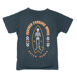 REAL Youth Forever Shredder Tee-Washed Black