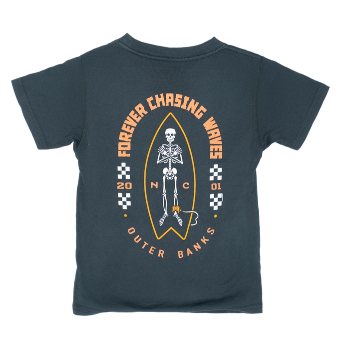 REAL Youth Forever Shredder Tee-Washed Black