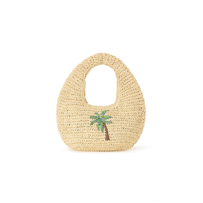Kulani Kinis Straw Mini Bag-Palm Breeze