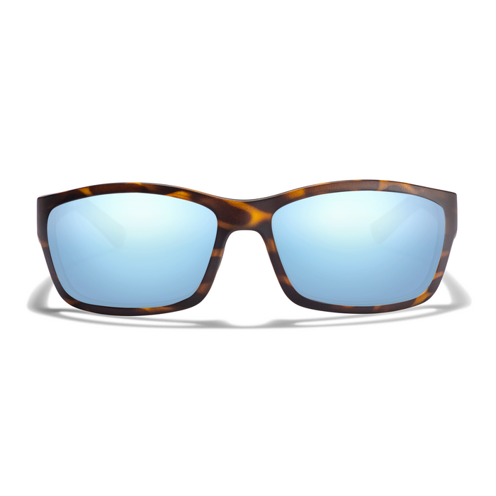 Cordina Trawler Sunglasses-Matte Tort/Blue Mirror Polar