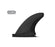 Futures Scimitar Flat HC Quad Rear Fin Set-Black-M/L