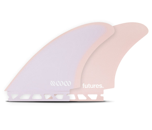 Futures Coco Ho Keel Twin Fin Set-Purple-Small – REAL Watersports